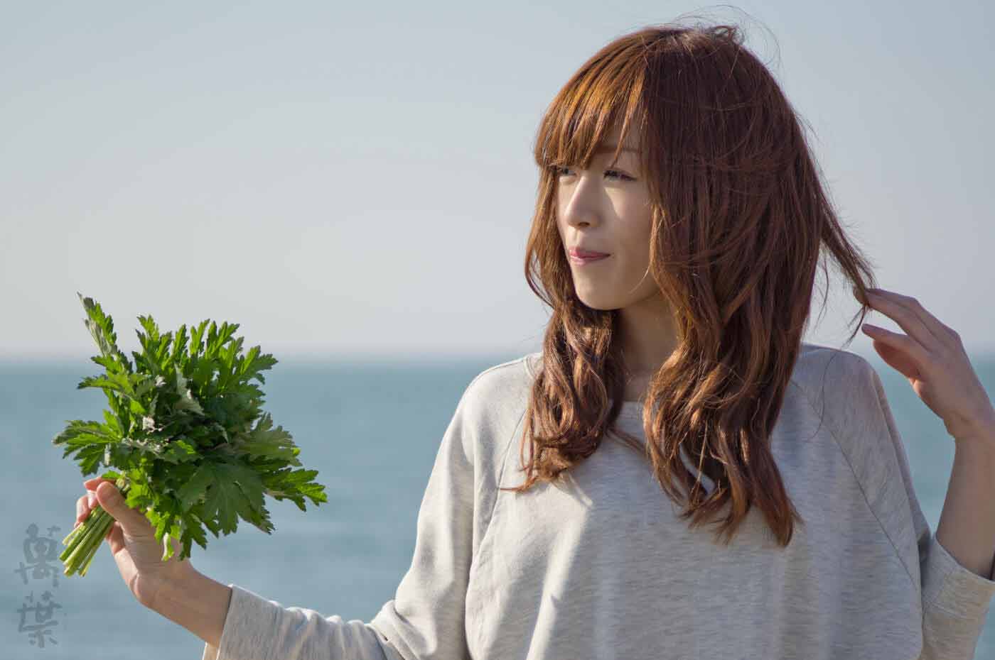 野草酵素萬葉の原材料ヨモギとまんようガール