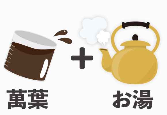 野草酵素萬葉とぬるま湯