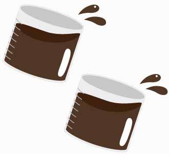 萬葉25ml+萬葉25mlのイラスト